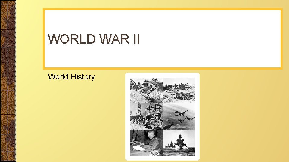 WORLD WAR II World History Summary Cartoon Video