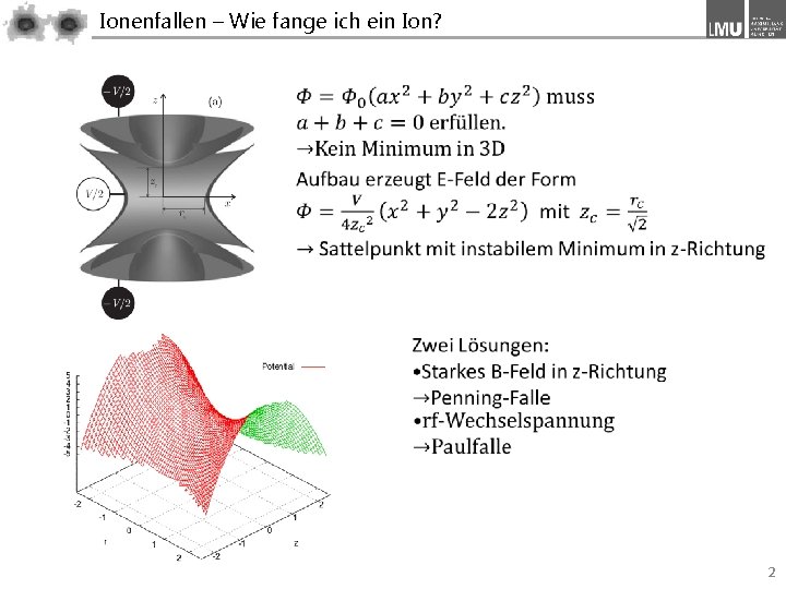 Ionenfallen – Wie fange ich ein Ion? 2 