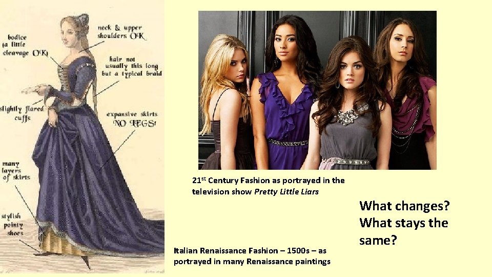 21 st Century Fashion as portrayed in the television show Pretty Little Liars Italian