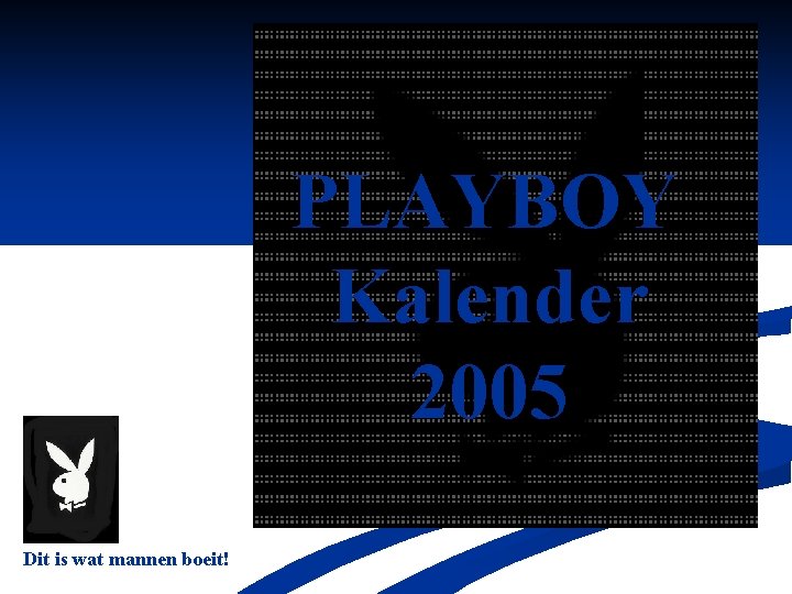 PLAYBOY Kalender 2005 Dit is wat mannen boeit! 