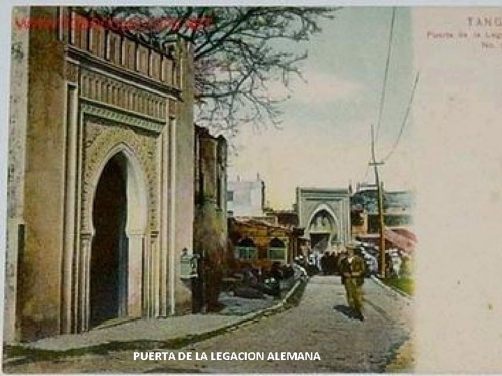 PUERTA DE LA LEGACION ALEMANA PUERTA DE LA LEGACION ALEMANA