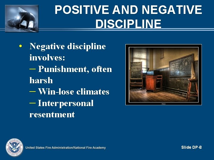 POSITIVE AND NEGATIVE DISCIPLINE • Negative discipline involves: – Punishment, often harsh – Win-lose POSITIVE AND NEGATIVE DISCIPLINE • Negative discipline involves: – Punishment, often harsh – Win-lose