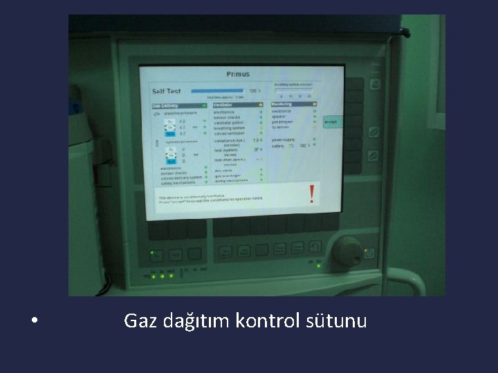  • Gaz dağıtım kontrol sütunu 