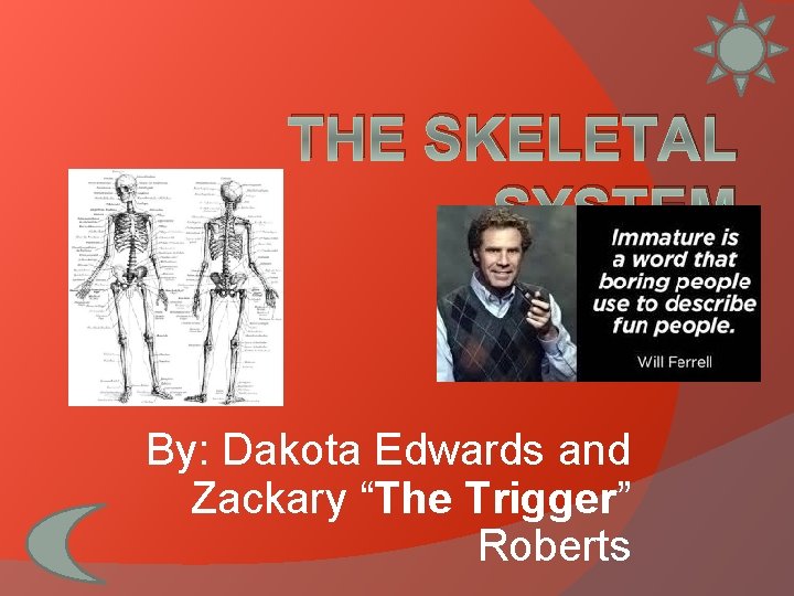 THE SKELETAL SYSTEM By: Dakota Edwards and Zackary “The Trigger” Roberts 