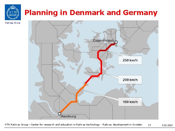 Planning in Denmark and Germany Railway Group KTH Railway Group • Center for research