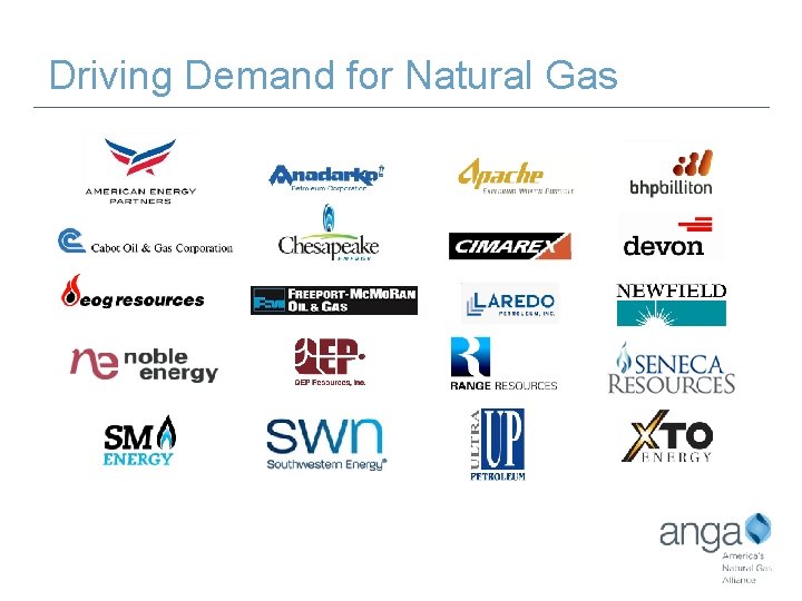 Driving Demand for Natural Gas 