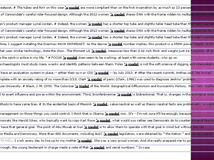 seatpost. # The tubes and fork on this year 's model are more compliant