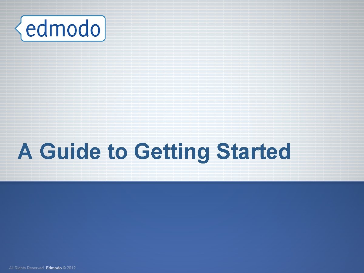 A Guide to Getting Started 