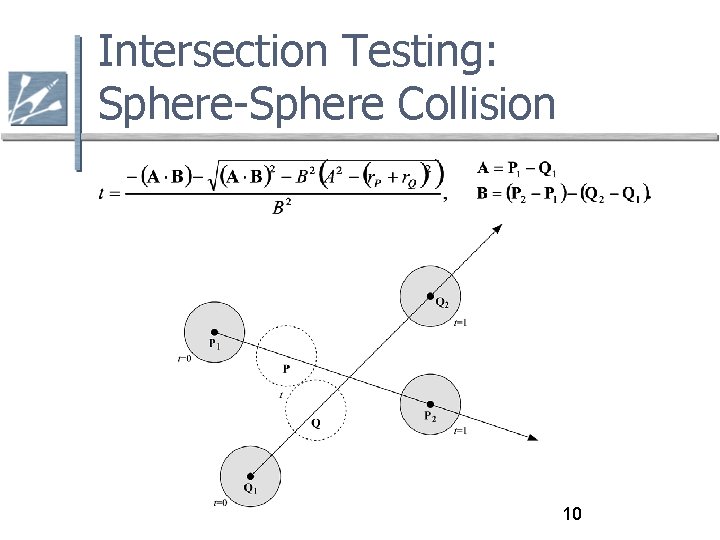 Intersection Testing: Sphere-Sphere Collision 10 
