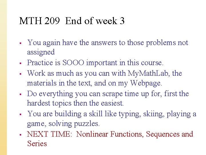 MTH 209 End of week 3 § § § You again have the answers