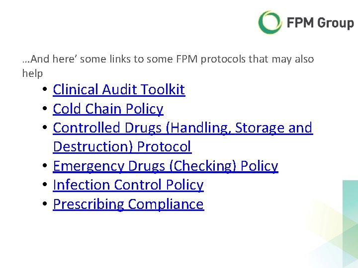 …And here’ some links to some FPM protocols that may also help • Clinical …And here’ some links to some FPM protocols that may also help • Clinical