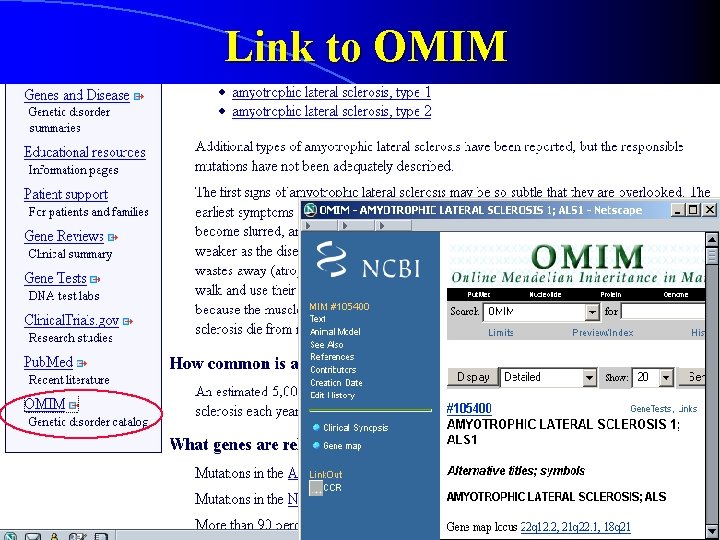 Link to OMIM 