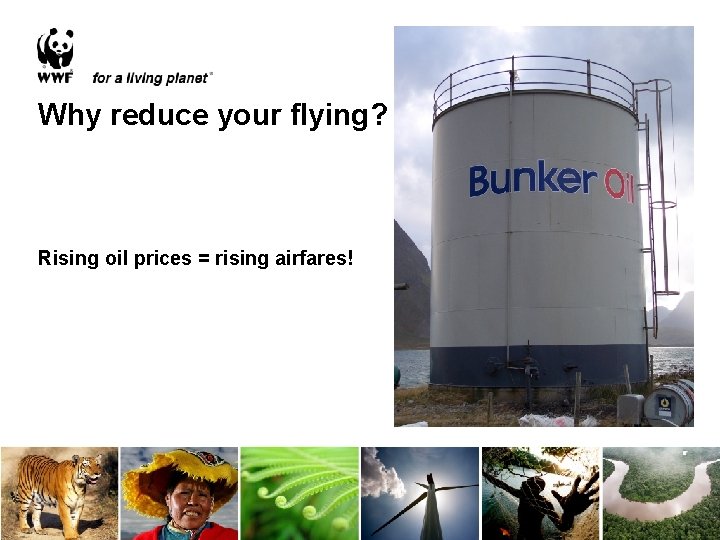 Why reduce your flying? Rising oil prices = rising airfares! 