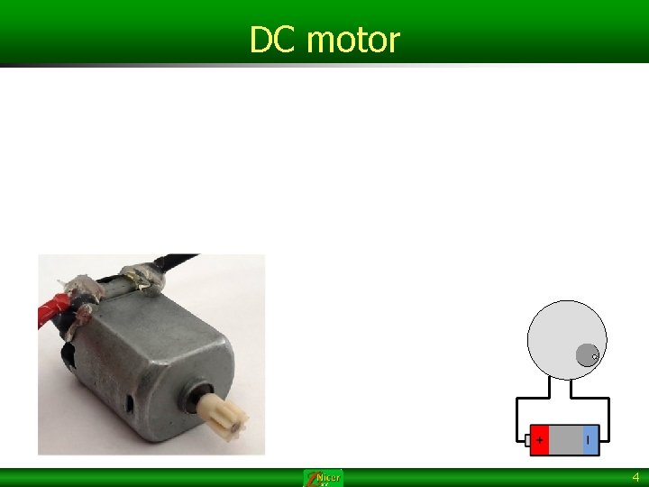 DC motor 4 