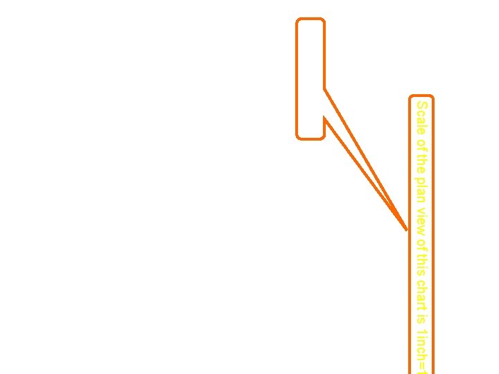 Scale of the plan view of this chart is 1 inch=1 