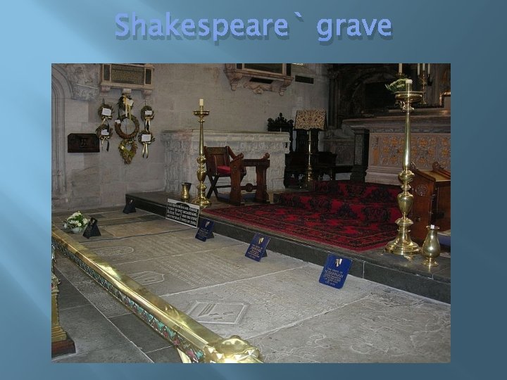 Shakespeare` grave 
