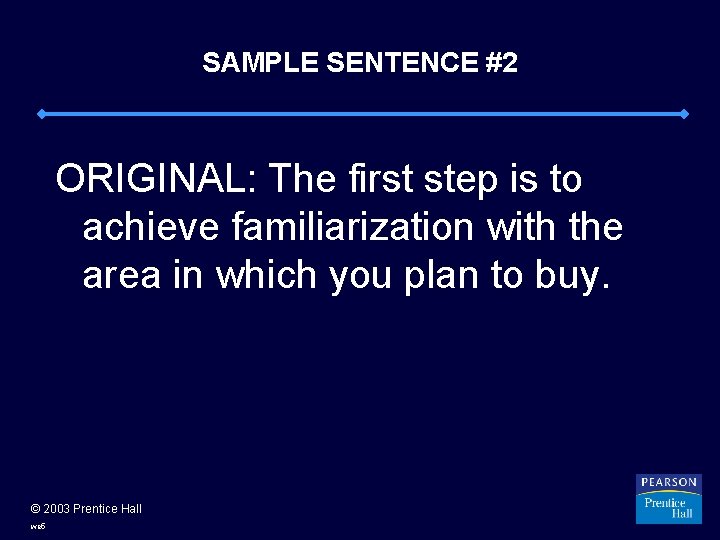 Writing Effectively 2003 Prentice Hall we 1 REVISING