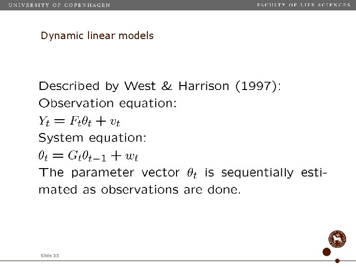 Dynamic linear models Slide 33 