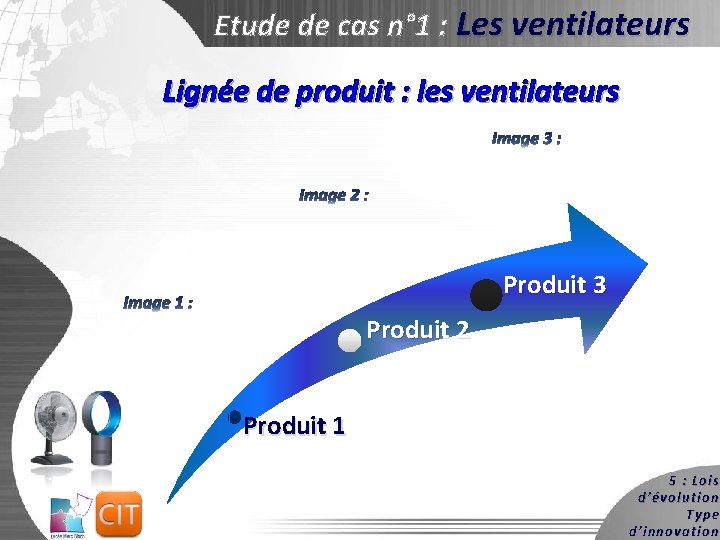 Etude de cas n° 1 : Les ventilateurs Lignée de produit : les ventilateurs