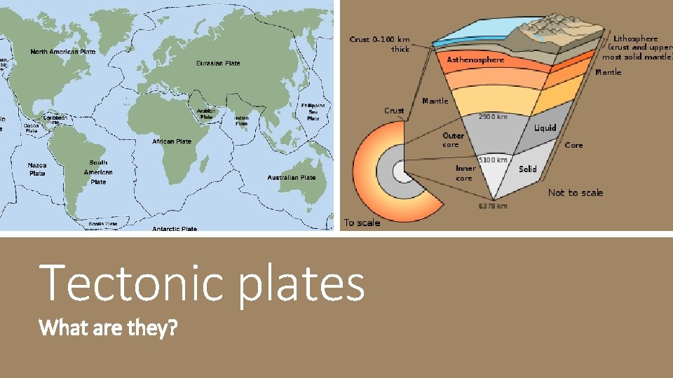 Tectonic plates What are they? 