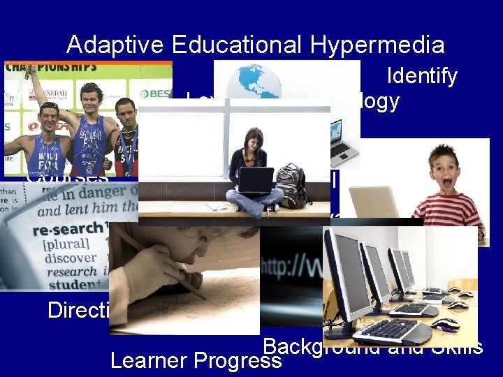 Adaptive Educational Hypermedia Identify Leverage Technology Measurement Achievement Navigation. Online Learning Adaptive Courses Interaction