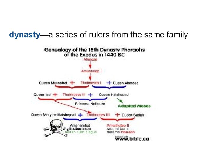 Egypt Under the Pharaohs dynasty—a series of rulers from the same family Egypt Under the Pharaohs dynasty—a series of rulers from the same family