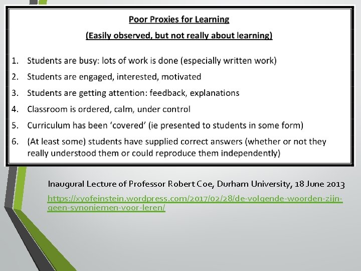 Inaugural Lecture of Professor Robert Coe, Durham University, 18 June 2013 https: //xyofeinstein. wordpress.