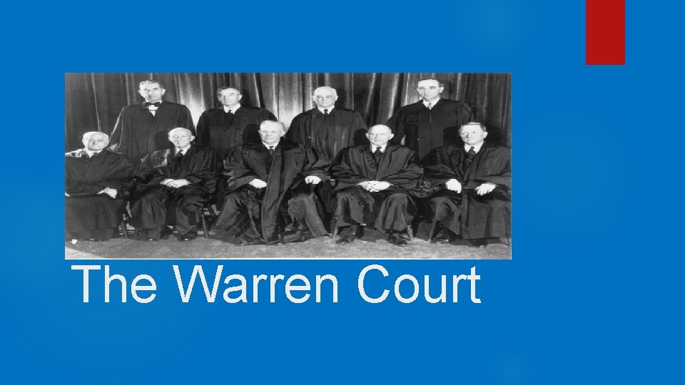 The Warren Court 