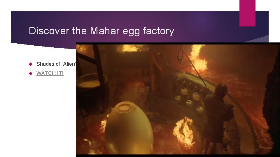 Discover the Mahar egg factory Shades of “Alien” WATCH IT! 