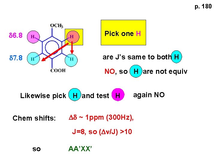 p. 180 d 6. 8 Pick one H d 7. 8 are J’s same