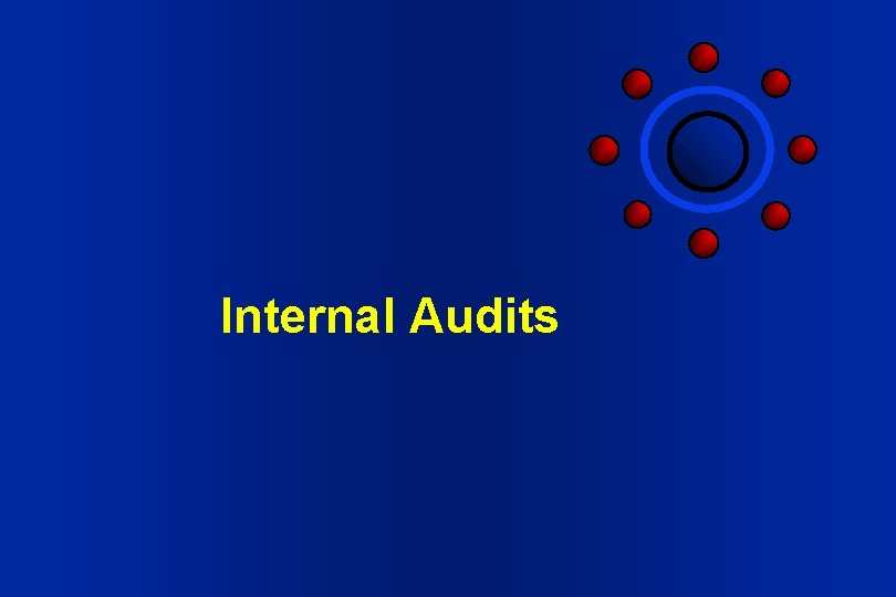 Internal Audits Internal Audits