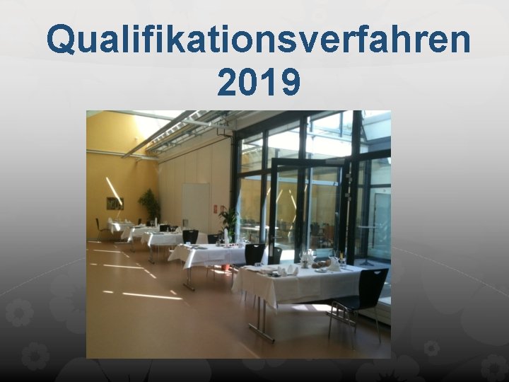 Qualifikationsverfahren 2019 