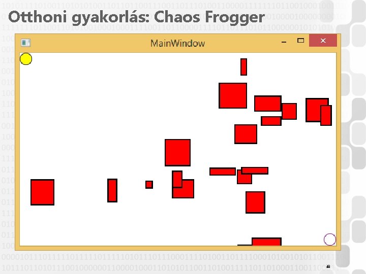 Otthoni gyakorlás: Chaos Frogger 38 