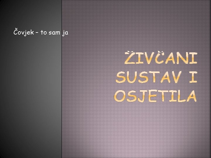 Čovjek – to sam ja 