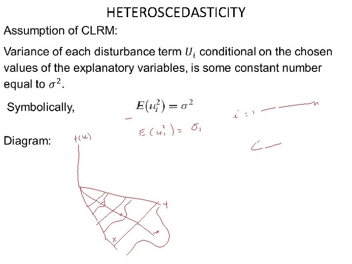 HETEROSCEDASTICITY • 