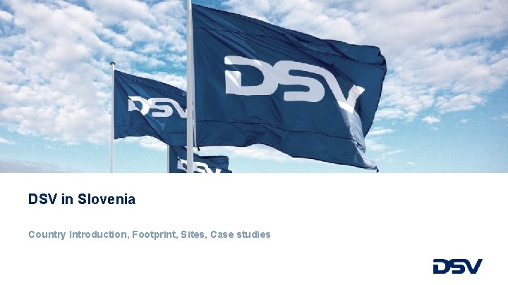 DSV in Slovenia Country Introduction, Footprint, Sites, Case studies 