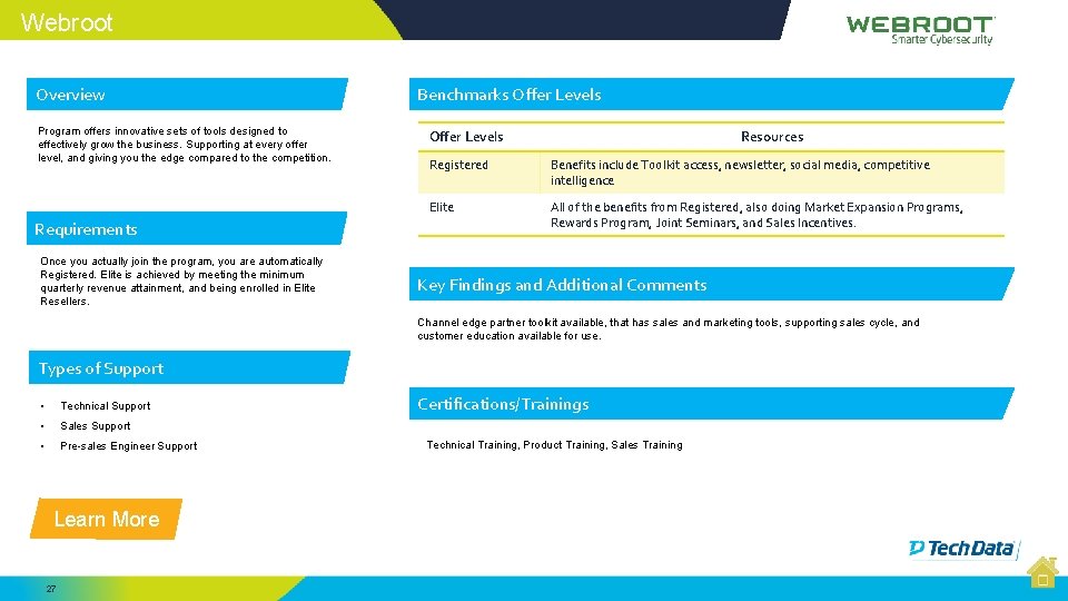 Webroot Overview Program offers innovative sets of tools designed to effectively grow the business. Webroot Overview Program offers innovative sets of tools designed to effectively grow the business.