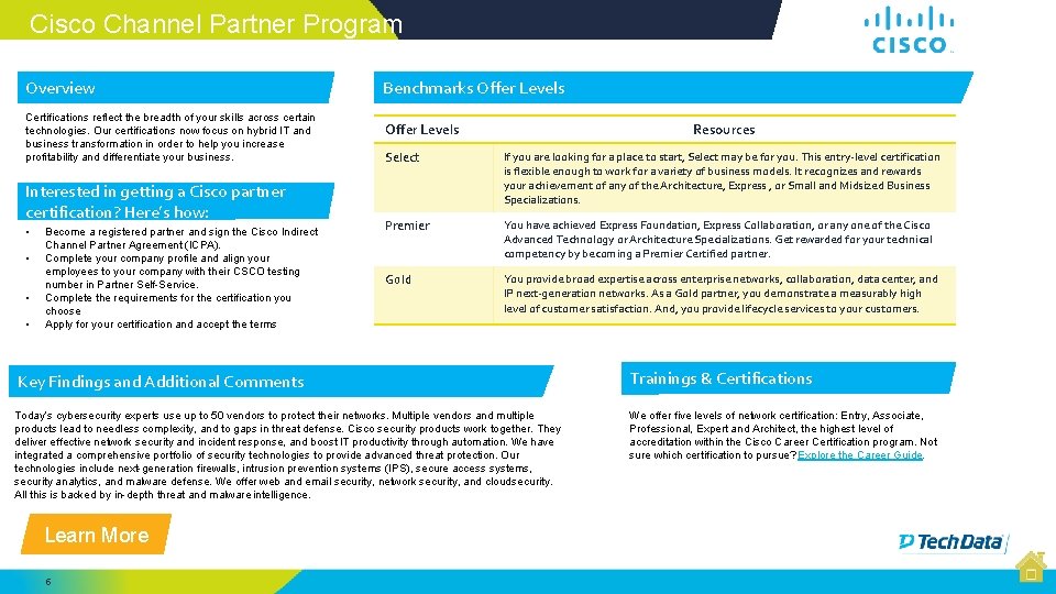 Cisco Channel Partner Program Overview Certifications reflect the breadth of your skills across certain Cisco Channel Partner Program Overview Certifications reflect the breadth of your skills across certain