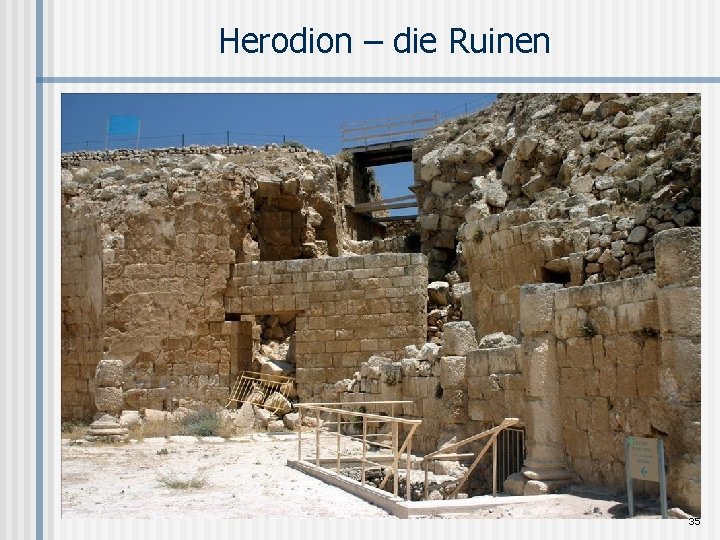 Herodion – die Ruinen 35 