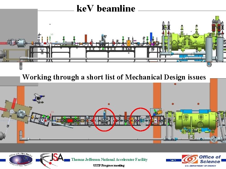 ke. V beamline Working through a short list of Mechanical Design issues Thomas Jefferson