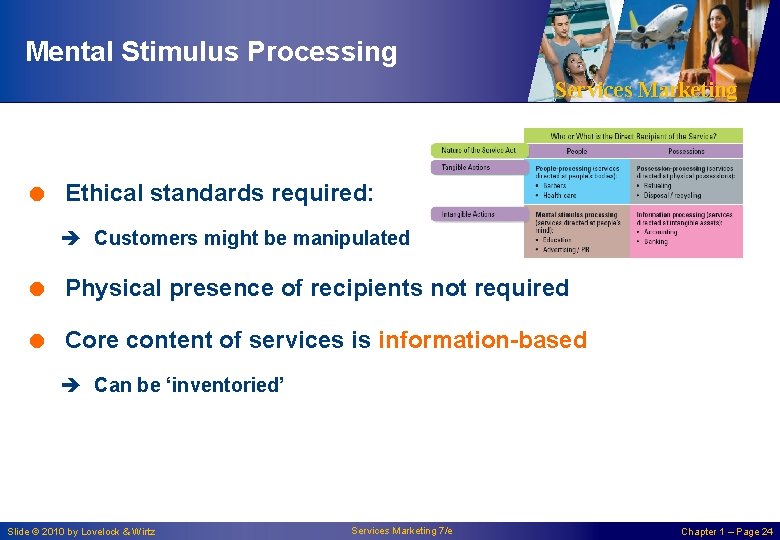 Mental Stimulus Processing Services Marketing = Ethical standards required: è Customers might be manipulated Mental Stimulus Processing Services Marketing = Ethical standards required: è Customers might be manipulated