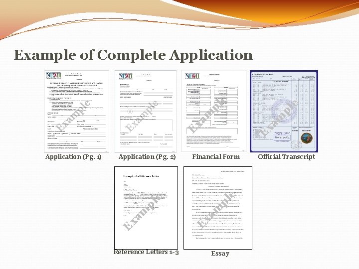 Example of Complete Application e m a x pl m a x E Application