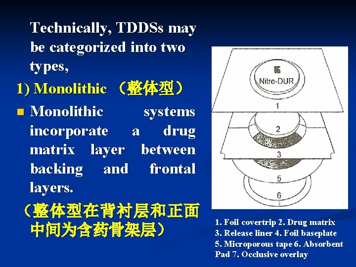 Technically, TDDSs may be categorized into two types, 1) Monolithic （整体型） n Monolithic systems