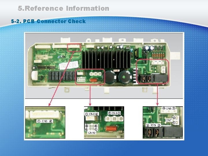 5. Reference Information 5 -2. PCB Connector Check 