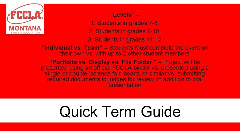 “Levels” – 1: Students in grades 7 -8; 2: Students in grades 9 -10;