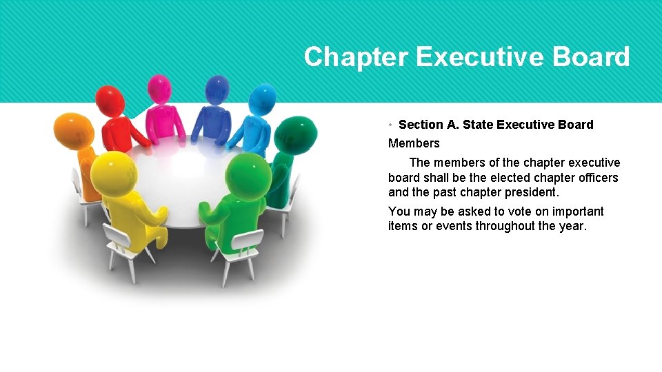 Chapter Executive Board • Section A. State Executive Board Members The members of the
