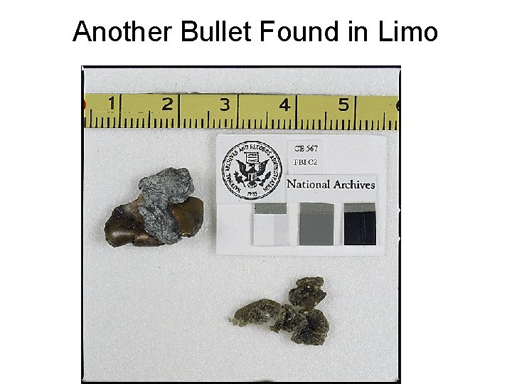 Another Bullet Found in Limo 