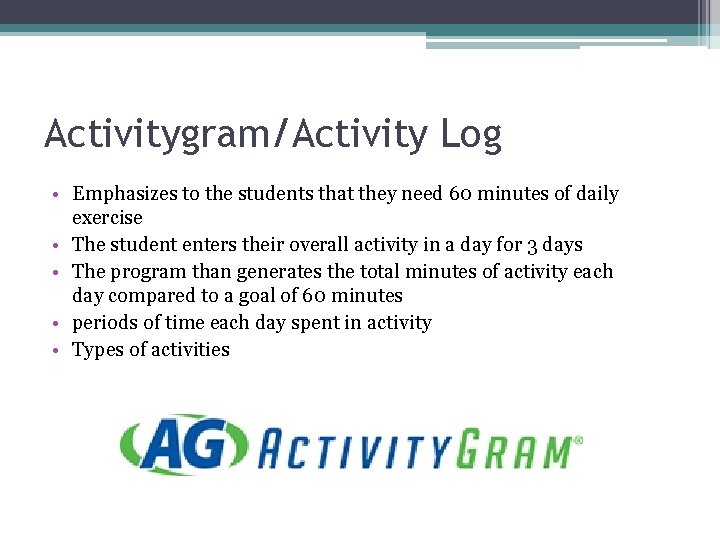 Fitness in Physical Education By Liz Faulkner Goal