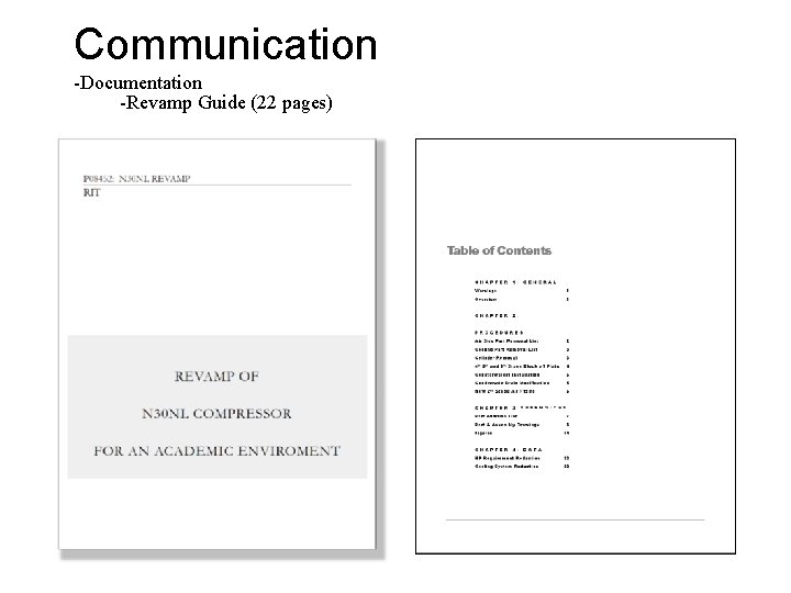 Communication -Documentation -Revamp Guide (22 pages) 