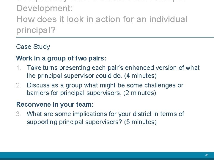 Competency-Based Turnaround Principal Development: How does it look in action for an individual principal?
